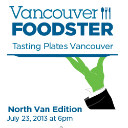 Tasting Plates North Van July 23